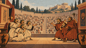 Two Choruses, One Stage, and a Lot of Padding: How Lysistrata Actually Worked as Theater